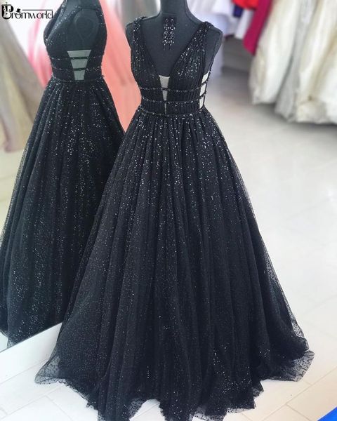 bling bing v-neck black evening dress 2019 a-line sequin beaded formal evening gowns real pictures party prom dresses long, White;black
bling bing v-neck black evening dress 2019 a-line sequin beaded formal evening gowns real pictures party prom dresses long, White;black