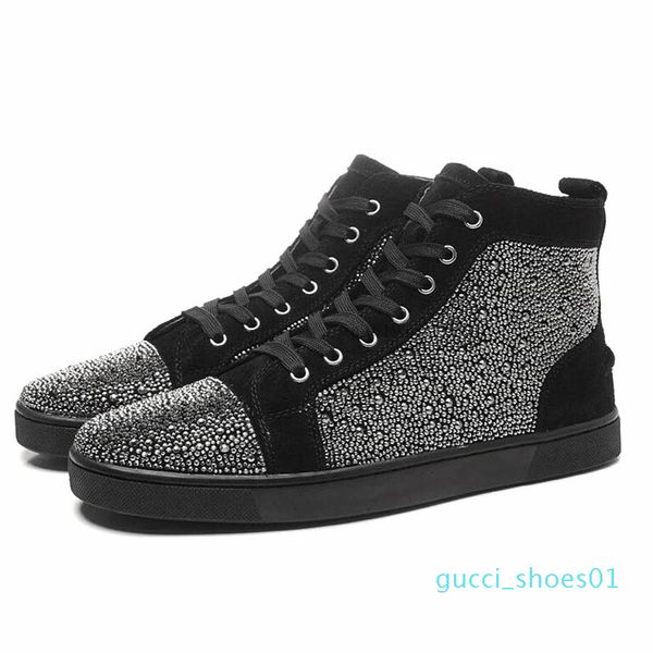 designer fashion red bottoms shoes studded spikes flats rivet sneakers for men women party lovers casual sneakers gg01, Black
designer fashion red bottoms shoes studded spikes flats rivet sneakers for men women party lovers casual sneakers gg01, Black