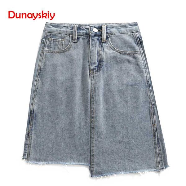 dunayskiy women summer casual fashion blue solid denim skirts high waist asymmetrical all-matched slim frayed edge mini skirts, Black
dunayskiy women summer casual fashion blue solid denim skirts high waist asymmetrical all-matched slim frayed edge mini skirts, Black