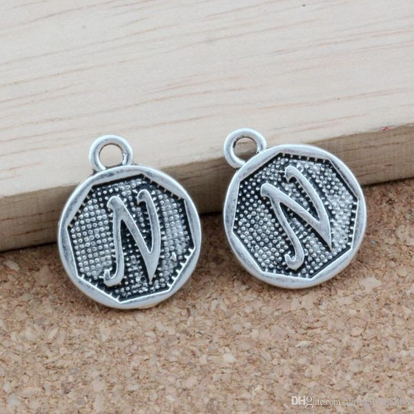100pcs lots antique silver "n" alphabet initial alloy charms pendants fashion jewelry diy 14.8x28.2mm a-392, Bronze;silver
100pcs lots antique silver "n" alphabet initial alloy charms pendants fashion jewelry diy 14.8x28.2mm a-392, Bronze;silver