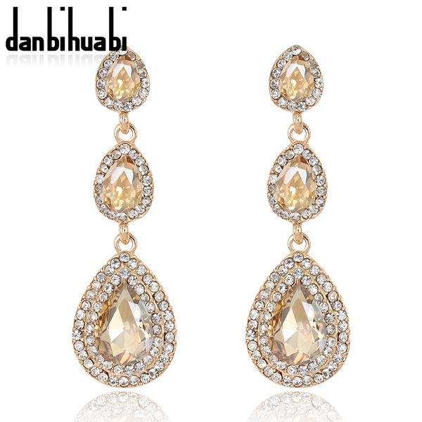 luxury champagne crystal earrings gold color jewelry fashion female bricons wedding long big drop earrings for women, Silver
luxury champagne crystal earrings gold color jewelry fashion female bricons wedding long big drop earrings for women, Silver