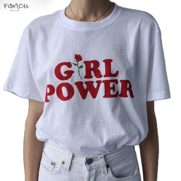 New Fashion Girl Power Tshirt Feminism Floral Tee Femme Shirt Unisex Cotton T-Shirt Woman Clothing Wmt323 Drop Shipping
New Fashion Girl Power Tshirt Feminism Floral Tee Femme Shirt Unisex Cotton T-Shirt Woman Clothing Wmt323 Drop Shipping