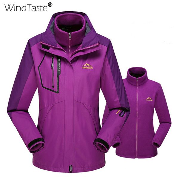 windtaste women's winter 2 pcs softshell fleece hiking jackets outdoor sports windbreaker trekking camping thermal coats kb113, Blue;black
windtaste women's winter 2 pcs softshell fleece hiking jackets outdoor sports windbreaker trekking camping thermal coats kb113, Blue;black