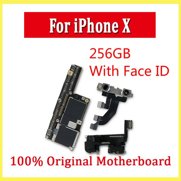 Motherboard For iPhone X Without / With Face ID 64GB 256GB For iPhone X Motherboard Unlocked Mainboard With Full Chips
Motherboard For iPhone X Without / With Face ID 64GB 256GB For iPhone X Motherboard Unlocked Mainboard With Full Chips