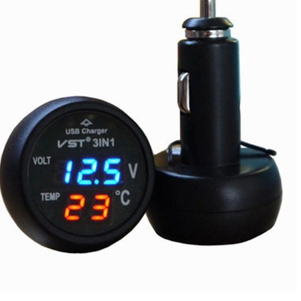 3 in 1 digital led car voltmeter thermometer auto car usb charger 12v/24v temperature meter voltmeter cigarette lighter
3 in 1 digital led car voltmeter thermometer auto car usb charger 12v/24v temperature meter voltmeter cigarette lighter