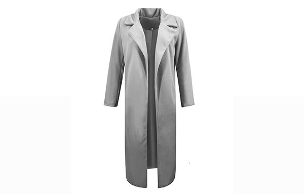 jocoo jolee winter elegant long solid woolen coat female robe turn down collar outerwear fashionable office lady coats xxl size, Black
jocoo jolee winter elegant long solid woolen coat female robe turn down collar outerwear fashionable office lady coats xxl size, Black