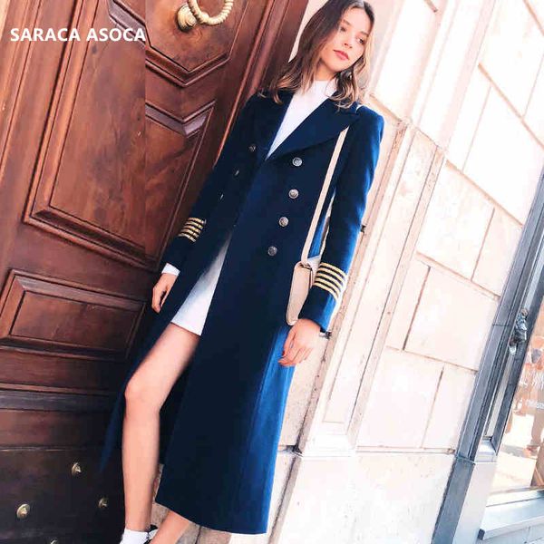 autumn winter v-neck slim long overcoat women double breasted outerwear office lady, Black
autumn winter v-neck slim long overcoat women double breasted outerwear office lady, Black