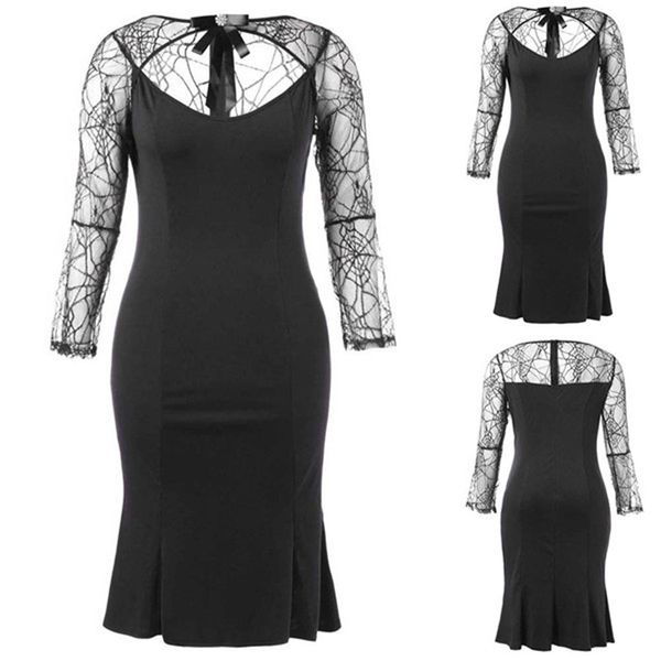halloween women set's party cobweb yarn solid zipper long sleeves knee length dress, Gray
halloween women set's party cobweb yarn solid zipper long sleeves knee length dress, Gray
