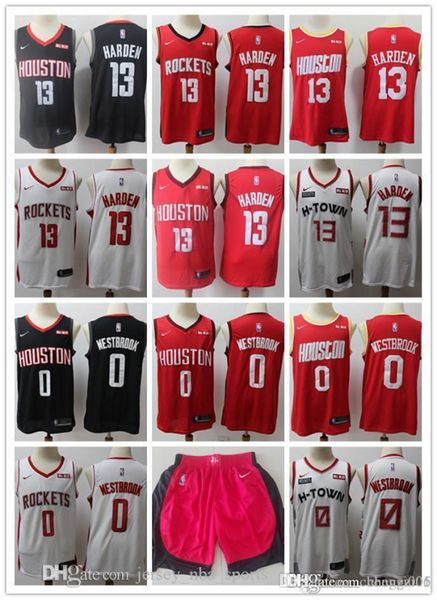 mens houston rockets 13 james harden 0 russell westbrook basketball shorts basketball jersey, Black;red
mens houston rockets 13 james harden 0 russell westbrook basketball shorts basketball jersey, Black;red