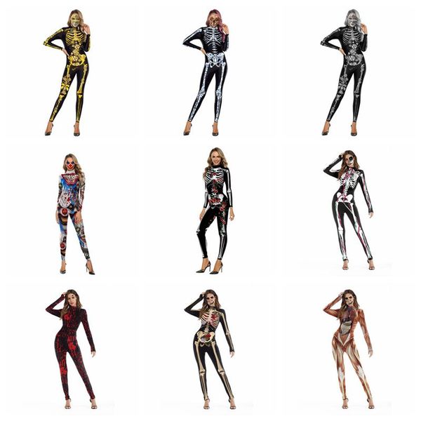 halloween skeleton costumes for adults rose print scary costume skinny jumpsuit bodysuit halloween cosplay suit for women costume
halloween skeleton costumes for adults rose print scary costume skinny jumpsuit bodysuit halloween cosplay suit for women costume