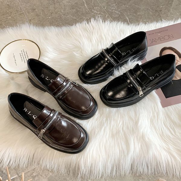 shoes woman flats 2019 fashion women's british style shallow mouth all-match loafers with fur square toe casual female sneakers, Black
shoes woman flats 2019 fashion women's british style shallow mouth all-match loafers with fur square toe casual female sneakers, Black