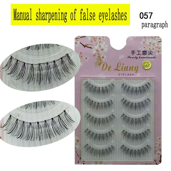 hand wear sharp false eyelashes real person hair transparent stem 5 for large capacity natural comfort soft makeup fiber long source factory
hand wear sharp false eyelashes real person hair transparent stem 5 for large capacity natural comfort soft makeup fiber long source factory