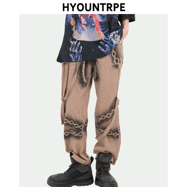 fashion chain printed pants mens hip hop straight pant new casual drawstring loose sraight pants swag high streetwear trousers, Black
fashion chain printed pants mens hip hop straight pant new casual drawstring loose sraight pants swag high streetwear trousers, Black