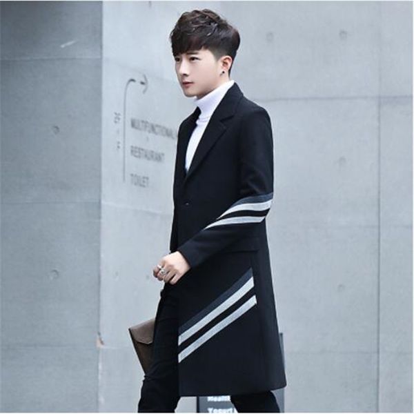 selling new men's stripes long coats & jackets fashion business casual men trench slim comfortable clothing size s m -3xl, White;black
selling new men's stripes long coats & jackets fashion business casual men trench slim comfortable clothing size s m -3xl, White;black