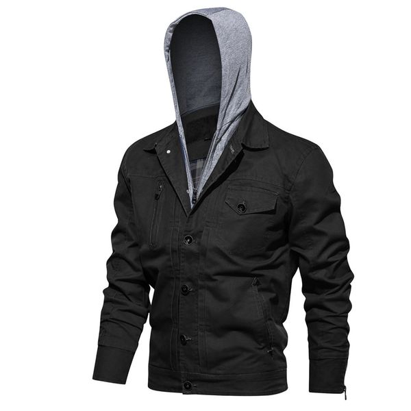 casaco masculino men's autumn winter outwear hoodie tactical breathable coat jaqueta masculino, Black;brown
casaco masculino men's autumn winter outwear hoodie tactical breathable coat jaqueta masculino, Black;brown