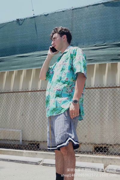 men's designer hawaii beach harajuku thin coat flamingo printed couple ins style shirt fashionable shirts for men all-match short sleev, White;black
men's designer hawaii beach harajuku thin coat flamingo printed couple ins style shirt fashionable shirts for men all-match short sleev, White;black
