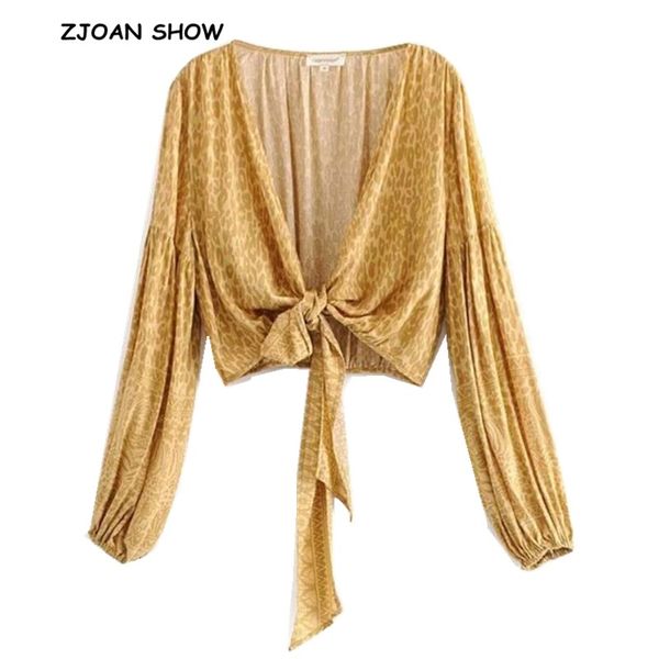 2019 new women bohemian print yellow leopard kimono shirt boho ruched puff long sleeve v-neck lacing up bow tide cardigan blouse, White
2019 new women bohemian print yellow leopard kimono shirt boho ruched puff long sleeve v-neck lacing up bow tide cardigan blouse, White
