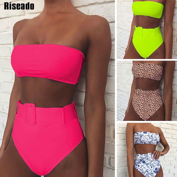 riseado 2020 bikinis bandeau swimwear women high waisted swimsuit push up brazilian bikini leopard belted beach wear
riseado 2020 bikinis bandeau swimwear women high waisted swimsuit push up brazilian bikini leopard belted beach wear
