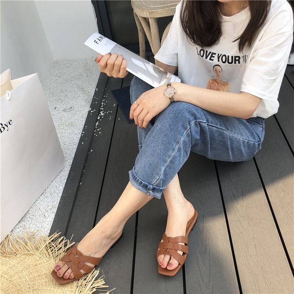 woman sandals beach slippers 2019 summer flat slippers classic real leather casual flats sandal female designer shoes slide flip flops q-278, Black
woman sandals beach slippers 2019 summer flat slippers classic real leather casual flats sandal female designer shoes slide flip flops q-278, Black