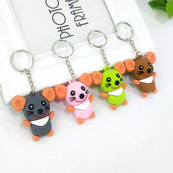 cute cartoon mouse pendant keychain pvc soft glue rat keychains for women men key chain car key ring bag wallet pendant jewelry, Silver
cute cartoon mouse pendant keychain pvc soft glue rat keychains for women men key chain car key ring bag wallet pendant jewelry, Silver