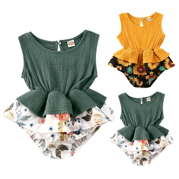 0-24m summer baby girl infant ruffle sunflower romper jumpsuit outfits clothes, Blue
0-24m summer baby girl infant ruffle sunflower romper jumpsuit outfits clothes, Blue
