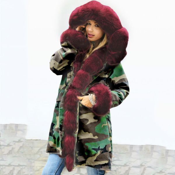 coat womens fashion plush fur collar warm coats designer casual camouflage thick women outerwear down 17 styles size s-2xl 2019, Black
coat womens fashion plush fur collar warm coats designer casual camouflage thick women outerwear down 17 styles size s-2xl 2019, Black
