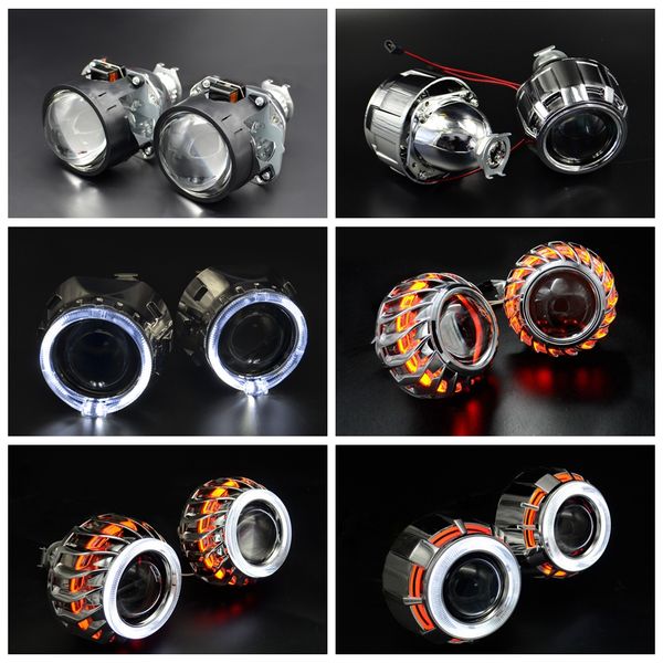 2.5 inch bi xenon projector lens with drl led angel eyes shrouds car assembly kit for h1 h4 h7 xenon car model ing
2.5 inch bi xenon projector lens with drl led angel eyes shrouds car assembly kit for h1 h4 h7 xenon car model ing
