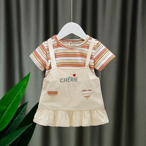 girl's dresses 2021 fashion casual baby girl dress summer clothes toddler for girls princess infant clothing 0-2y vestidos, Red;yellow
girl's dresses 2021 fashion casual baby girl dress summer clothes toddler for girls princess infant clothing 0-2y vestidos, Red;yellow