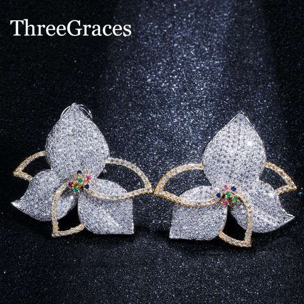 threegraces fashion brand large flower drop sterling silver 925 earrings cubic zirconia stone party jewelry for women er250
threegraces fashion brand large flower drop sterling silver 925 earrings cubic zirconia stone party jewelry for women er250