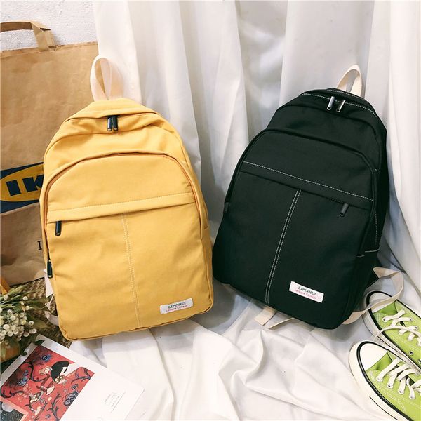 simple solid color wear-resistant student backpack burden reduction breathable korean style backpack women's
simple solid color wear-resistant student backpack burden reduction breathable korean style backpack women's