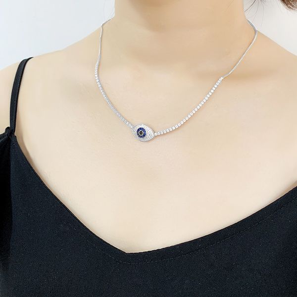 ocesrio blue turkey evil eye necklace for women silver color charms necklace femme adjustable fashion jewelry for women nke-r08
ocesrio blue turkey evil eye necklace for women silver color charms necklace femme adjustable fashion jewelry for women nke-r08