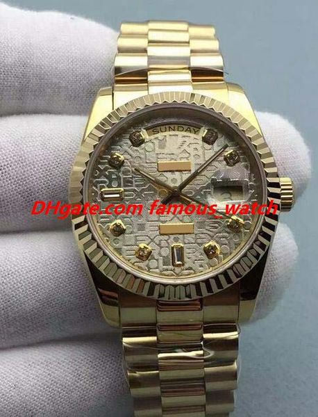luxury watch 9 style mens 18k yellow gold 36mm ii diamond dial 218238 box warranty automatic fashion men's watches wristwatch, Slivery;brown
luxury watch 9 style mens 18k yellow gold 36mm ii diamond dial 218238 box warranty automatic fashion men's watches wristwatch, Slivery;brown