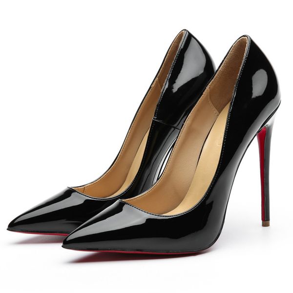 quality women pumps pointed toe shoes 12cm bright thin high heels wedding red bottom stilettos party formal ol shoe daily t200619, Black
quality women pumps pointed toe shoes 12cm bright thin high heels wedding red bottom stilettos party formal ol shoe daily t200619, Black
