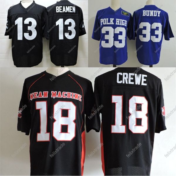 Mens Movie Jersey 18 EJ Paul Crewe 13 Willie Beamen 33 Al Bundy Polk High Football Jerseys Cheap High Quality In Stock
Mens Movie Jersey 18 EJ Paul Crewe 13 Willie Beamen 33 Al Bundy Polk High Football Jerseys Cheap High Quality In Stock
