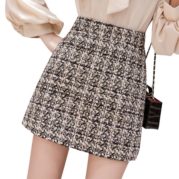 black tweed skirt women 2019 autumn winter korean elegant jupe femme plaid bottoms for ladies a-line sequins short mini skirts
black tweed skirt women 2019 autumn winter korean elegant jupe femme plaid bottoms for ladies a-line sequins short mini skirts