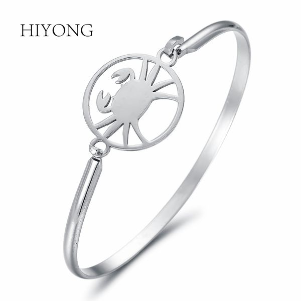 hiyong charm leisure crab shape bangles angel for women bangles silver white stainless steel bracelets trendy send girlfriend, Black
hiyong charm leisure crab shape bangles angel for women bangles silver white stainless steel bracelets trendy send girlfriend, Black