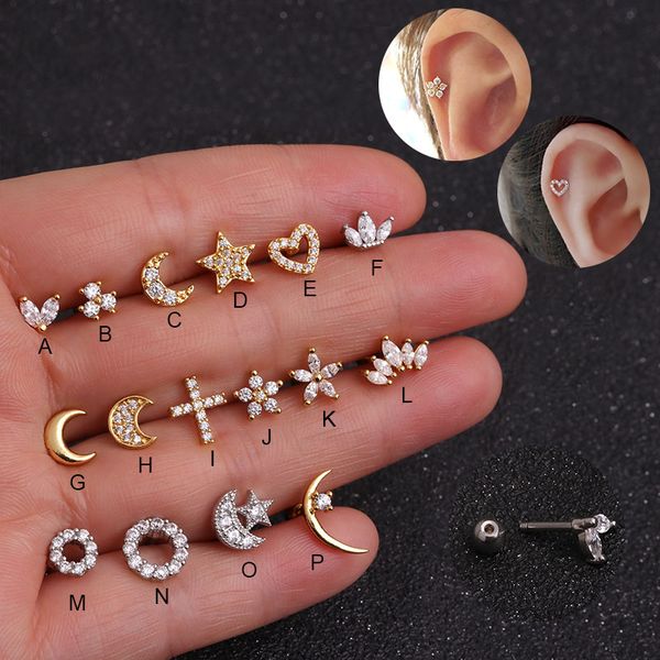 sellsets серебро и золото цвет cz stud пронзительный moon star хрящ серьга раковины козелка stud helix хрящ пирсинг ювелирные изделия, Slivery;golden
sellsets серебро и золото цвет cz stud пронзительный moon star хрящ серьга раковины козелка stud helix хрящ пирсинг ювелирные изделия, Slivery;golden