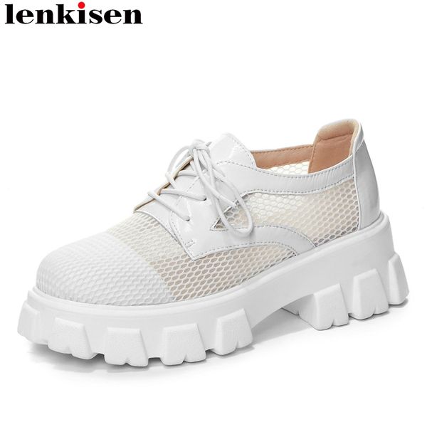 lenkisen 2020 new air mesh breathable sunscreen round toe high heels wedges thick bottom lace up streetwear young lady pumps l26, Black
lenkisen 2020 new air mesh breathable sunscreen round toe high heels wedges thick bottom lace up streetwear young lady pumps l26, Black