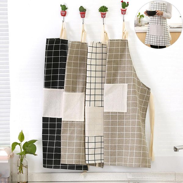 plaid apron sleeveless pocket waist cotton waterproof oil-proof lattice apron kitchen 61.5x67 cm
plaid apron sleeveless pocket waist cotton waterproof oil-proof lattice apron kitchen 61.5x67 cm
