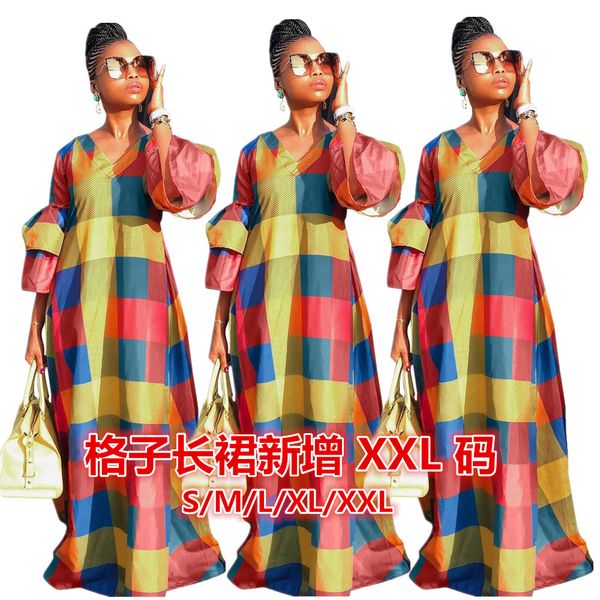 designer swimsuit yt3077 selling european and american fashion womens colorful plaid lantern sleeve mopping dress, Black;gray
designer swimsuit yt3077 selling european and american fashion womens colorful plaid lantern sleeve mopping dress, Black;gray