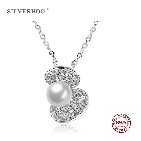 silverhoo genuine sterling silver 925 chain necklaces for women pearl shell drop necklace birthday female genuine jewelry gift
silverhoo genuine sterling silver 925 chain necklaces for women pearl shell drop necklace birthday female genuine jewelry gift