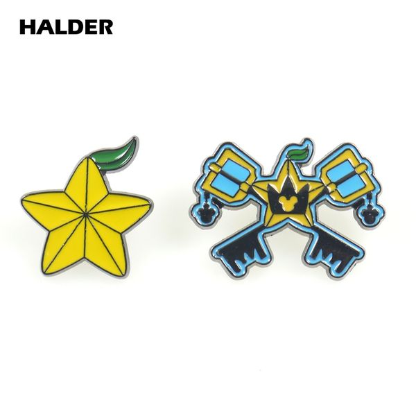 br0040 halder kingdom hearts paopu fruit brooches cartoon fashion jewelry pins lapel badge accessory gift clothes decoration, Gray
br0040 halder kingdom hearts paopu fruit brooches cartoon fashion jewelry pins lapel badge accessory gift clothes decoration, Gray