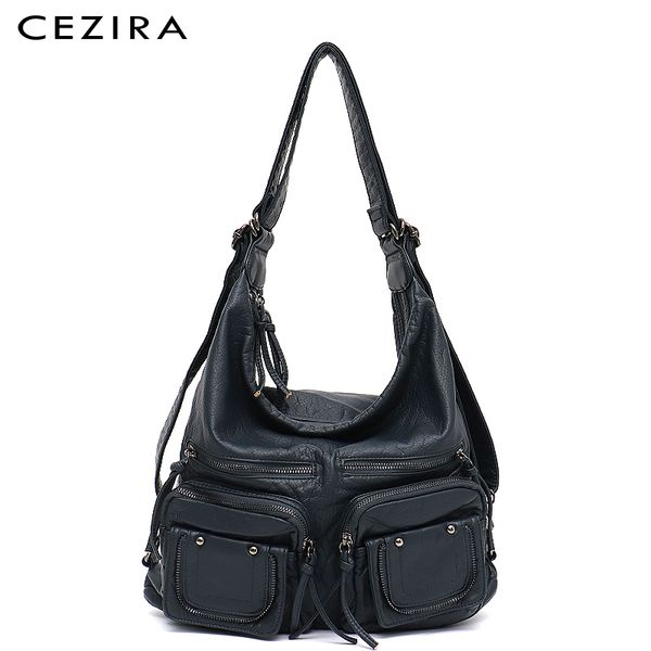 cezira large soft casual women bags functional girl school backpack pu leather bag ladies multi pockets messenger&shoulder bag
cezira large soft casual women bags functional girl school backpack pu leather bag ladies multi pockets messenger&shoulder bag