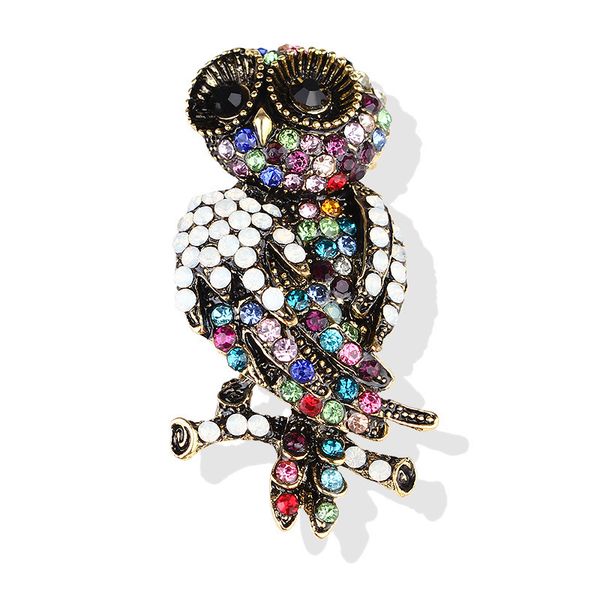 england the wind all-match owl brooch suit full dress brooch personality diamond small animal pin shawl buckle, Gray
england the wind all-match owl brooch suit full dress brooch personality diamond small animal pin shawl buckle, Gray