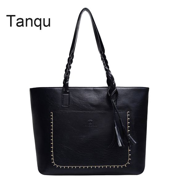 tanqu 2019 new sell wowen bag leather handbags various colour of women's bags lady hand shoulder bags with big pocket
tanqu 2019 new sell wowen bag leather handbags various colour of women's bags lady hand shoulder bags with big pocket