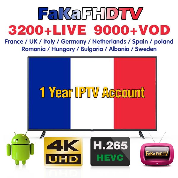 Europe IPTV Account France/Arabic/Spain/Portugal/Italy/Gremany/Turkey French Iptv Subscription Free Test IPTV Code for Android IP TV
Europe IPTV Account France/Arabic/Spain/Portugal/Italy/Gremany/Turkey French Iptv Subscription Free Test IPTV Code for Android IP TV