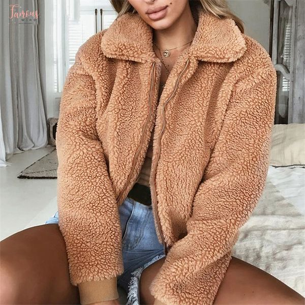 флисовой куртки зимы женщин искусственного меха обрезается медведь streetwear отворотом плюс размер теплый повседневный тедди bomber jacket, Black;brown
флисовой куртки зимы женщин искусственного меха обрезается медведь streetwear отворотом плюс размер теплый повседневный тедди bomber jacket, Black;brown