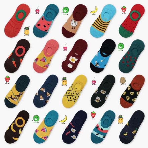 1 pair and summer new couple non-slip boat socks chick bee monkey watermelon pineapple avocado banana beer funny socks, Black
1 pair and summer new couple non-slip boat socks chick bee monkey watermelon pineapple avocado banana beer funny socks, Black