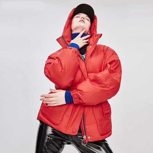 new winter new fashion street designer brand womens white duck down jacket pretty girls outerwear coat with belt, Black
new winter new fashion street designer brand womens white duck down jacket pretty girls outerwear coat with belt, Black