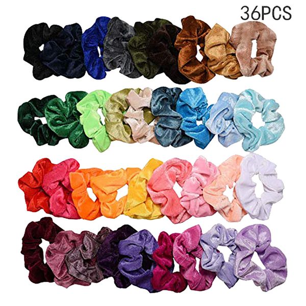 36pcs women elegant velvet solid elastic hair bands holder scrunchies hair rubber band headband lady accessories #l5
36pcs women elegant velvet solid elastic hair bands holder scrunchies hair rubber band headband lady accessories #l5